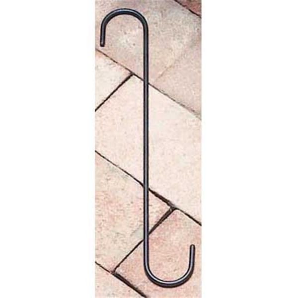 Village Wrought Iron Village Wrought Iron SH-12-B 12 in. S-Hook with 1.5 in. Openings - Black SH-12-B - main